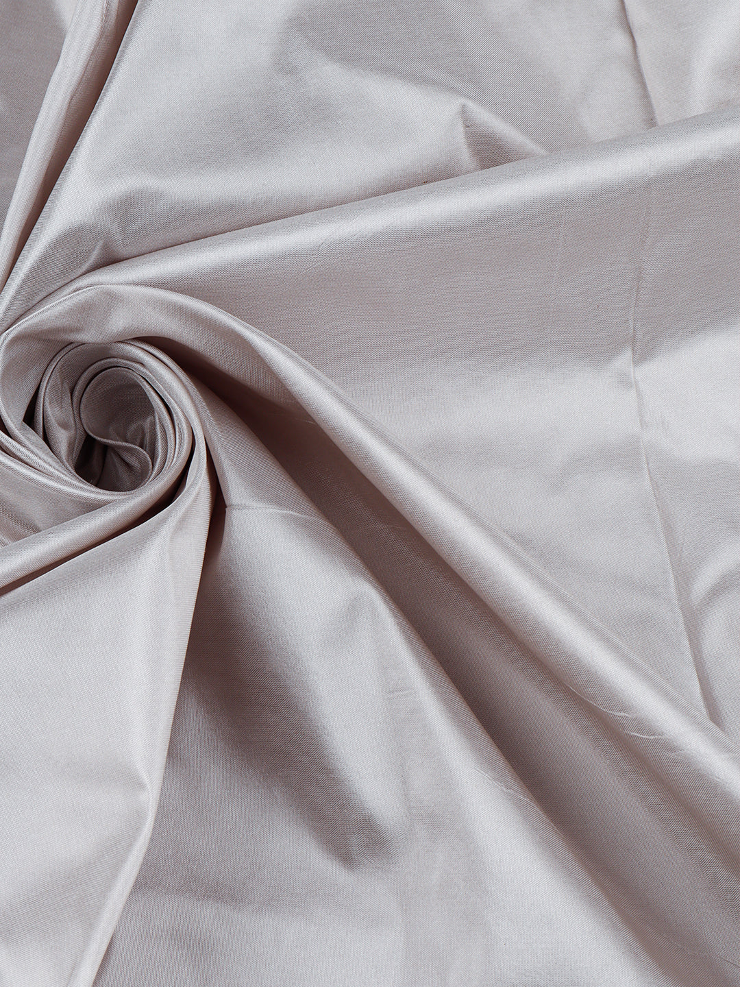 Mens Plain Grey Pure Silk 10 Meter Shirt Fabric-Zoom view