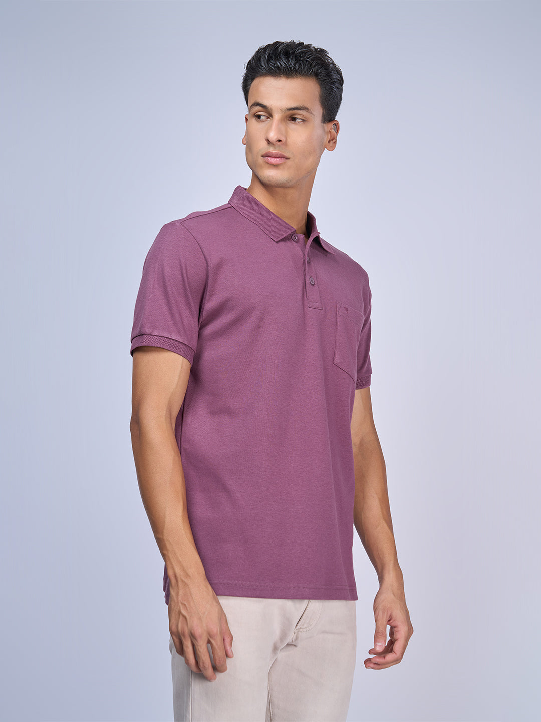 Mens Polo Tshirt Heather Rose