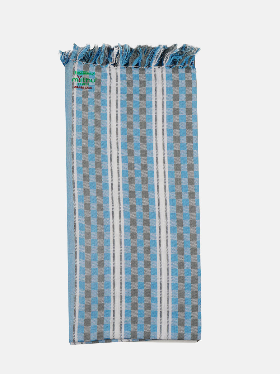Cotton Colour Bath Towel Grassland 30x60-Blue