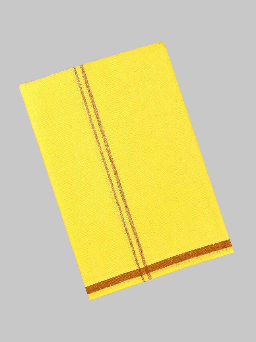 Devotional Towel Yellow NO177 ( 2Pcs Pack )-Brown