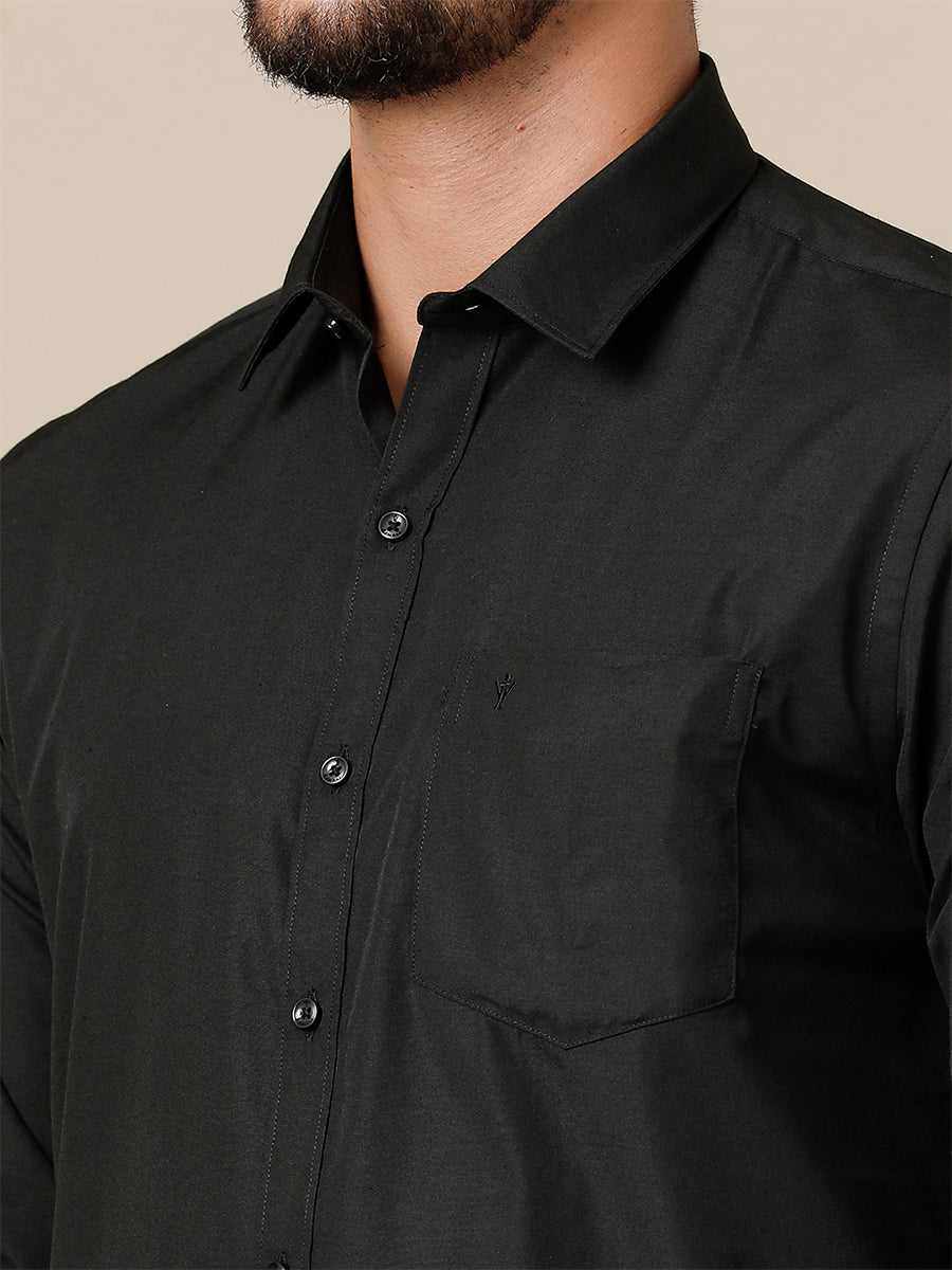 Mens Devotional Shirt Half Sleeves Culture Club Black
