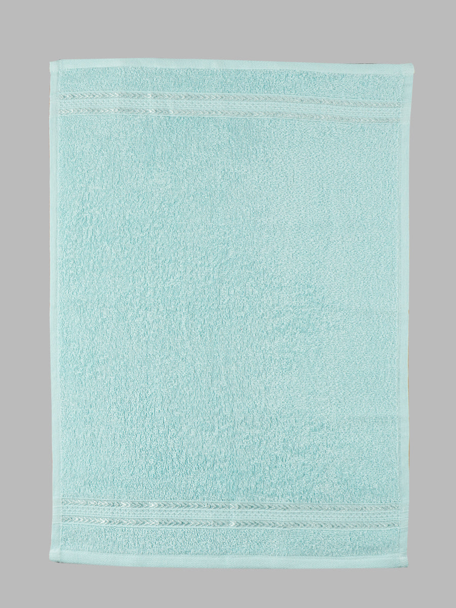 Premium Soft & Absorbent Light Blue Terry Hand Towel HC9-View two
