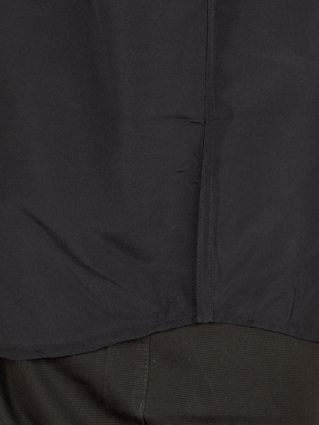 Men Cotton Rich Chinese Collar Shirt Culture Club Black