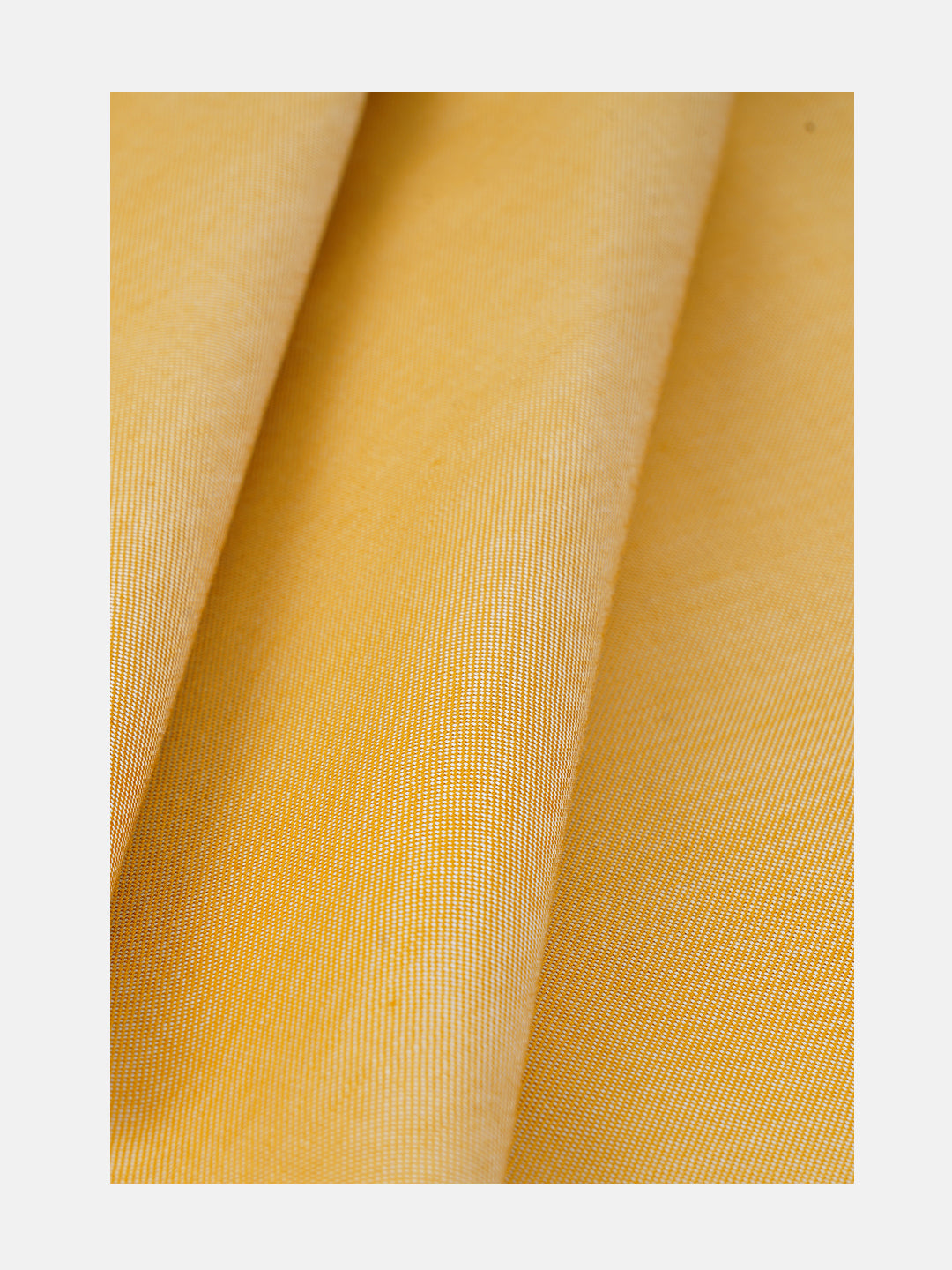 Men 100%Cotton Plain Shirt Fabric Yellow Ferrari