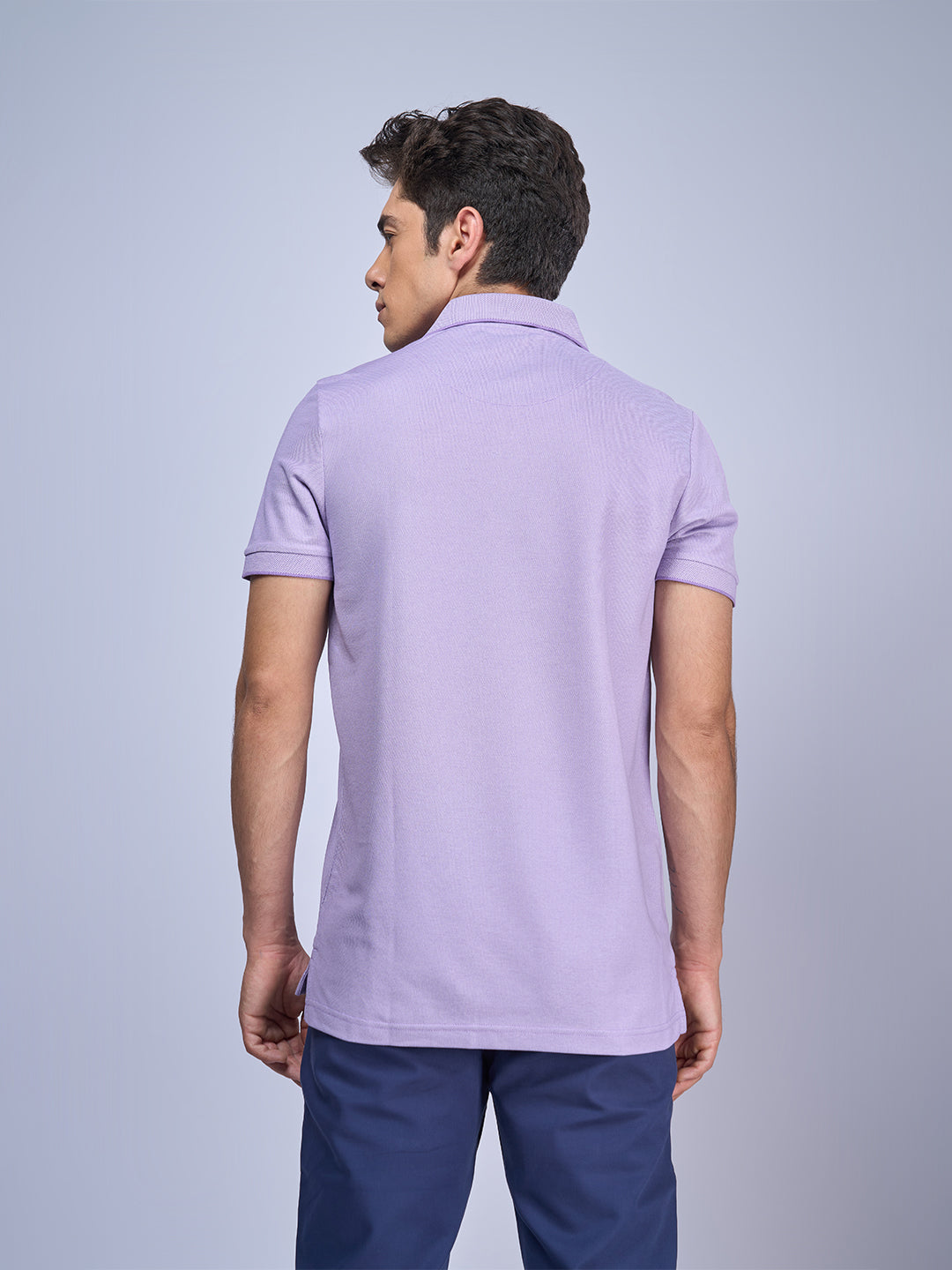 Men Cotton Rich Smart Fit Expert Polo T-Shirt Burnt Purple EP20