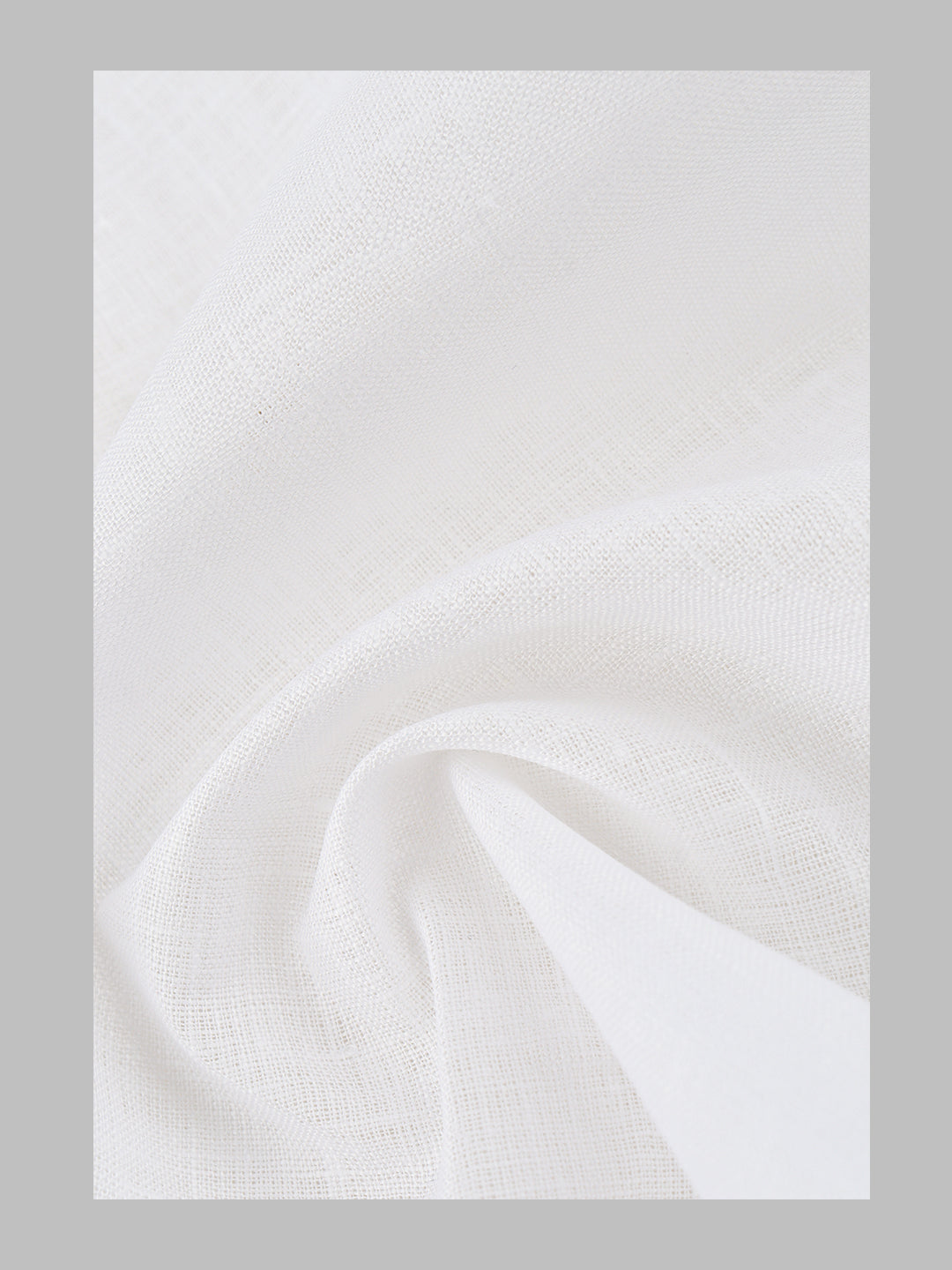 Men White Linen Cotton Shirt Fabric Linen Lyocell