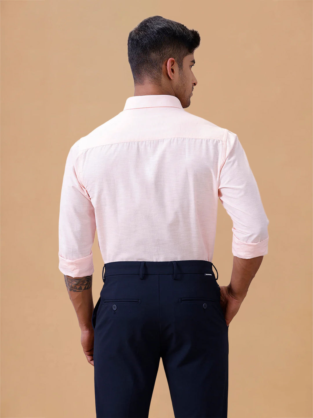 Cotton Rich LT Pinky Orange Regular Fit T64 ANT2