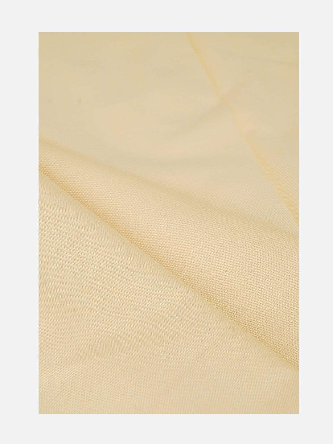 Men 100%Cotton Plain Shirt Fabric Light Yellow Ferrari