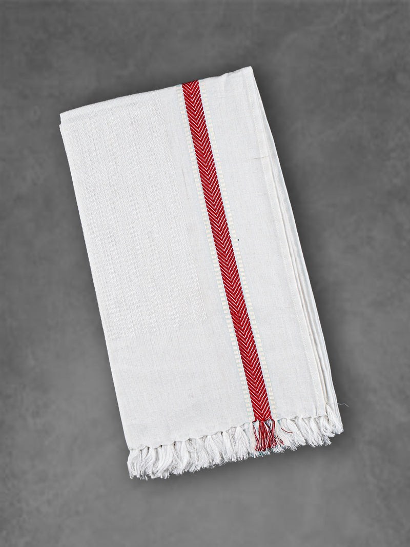 Comfort Cotton Plain Bath Towel with Colour Border 1047