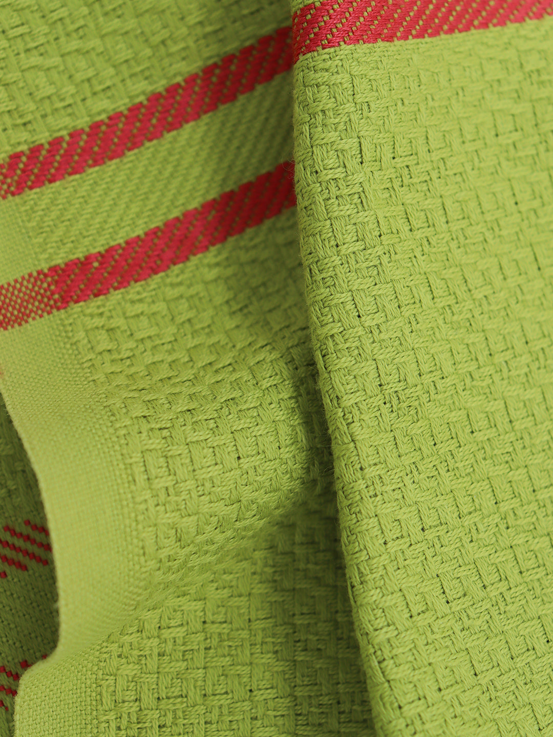 100% Cotton Self Designed Bath Towel Green Magnus MCS01