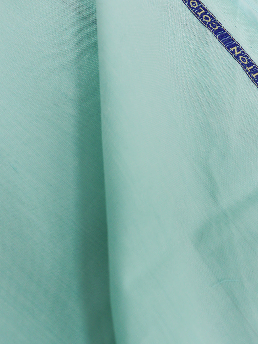 Men 100% Cotton Plain Mint Green Shirt Fabric Cranberry