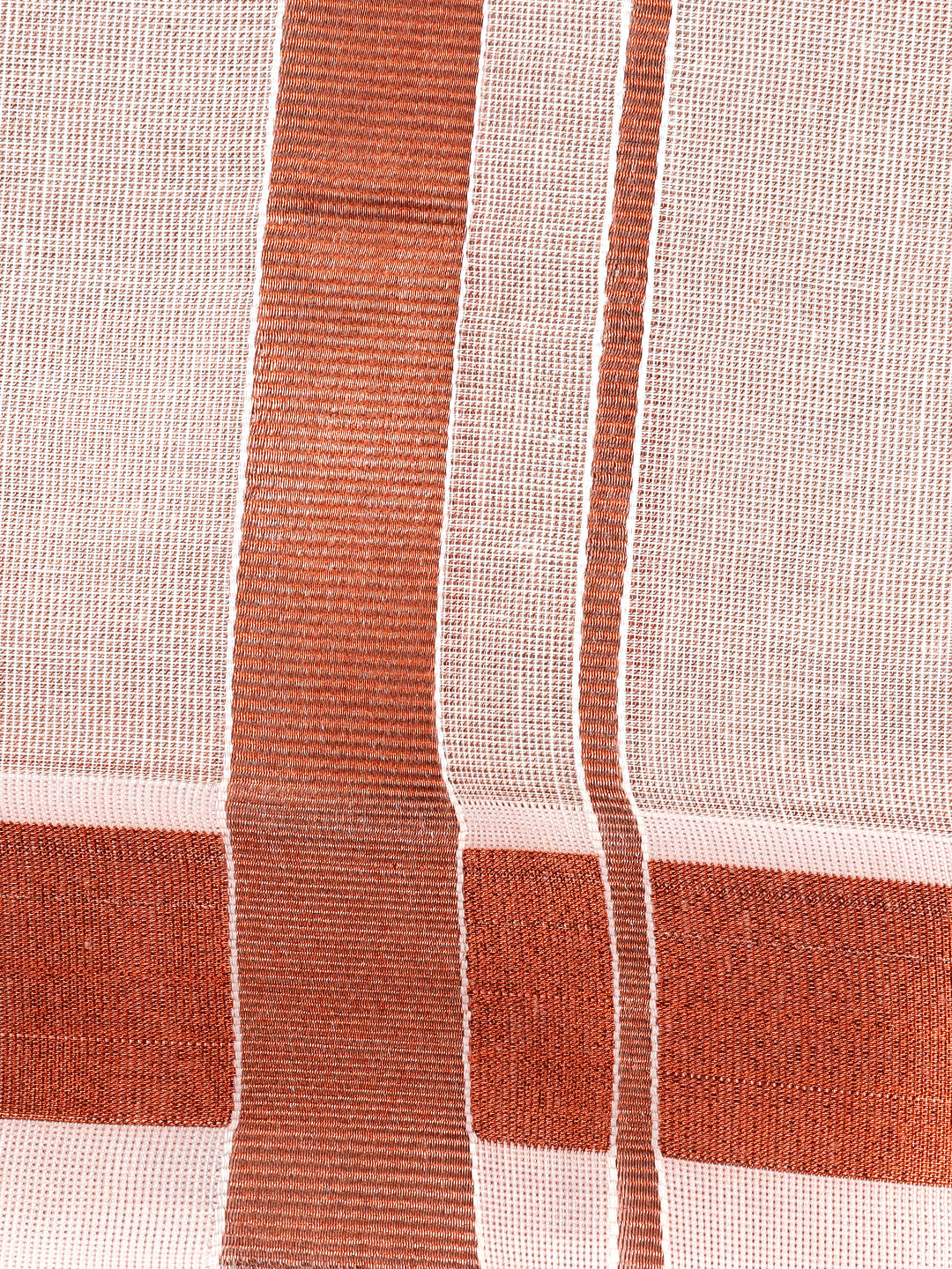 Gleaming Silver 3/4" Copper Border Towel