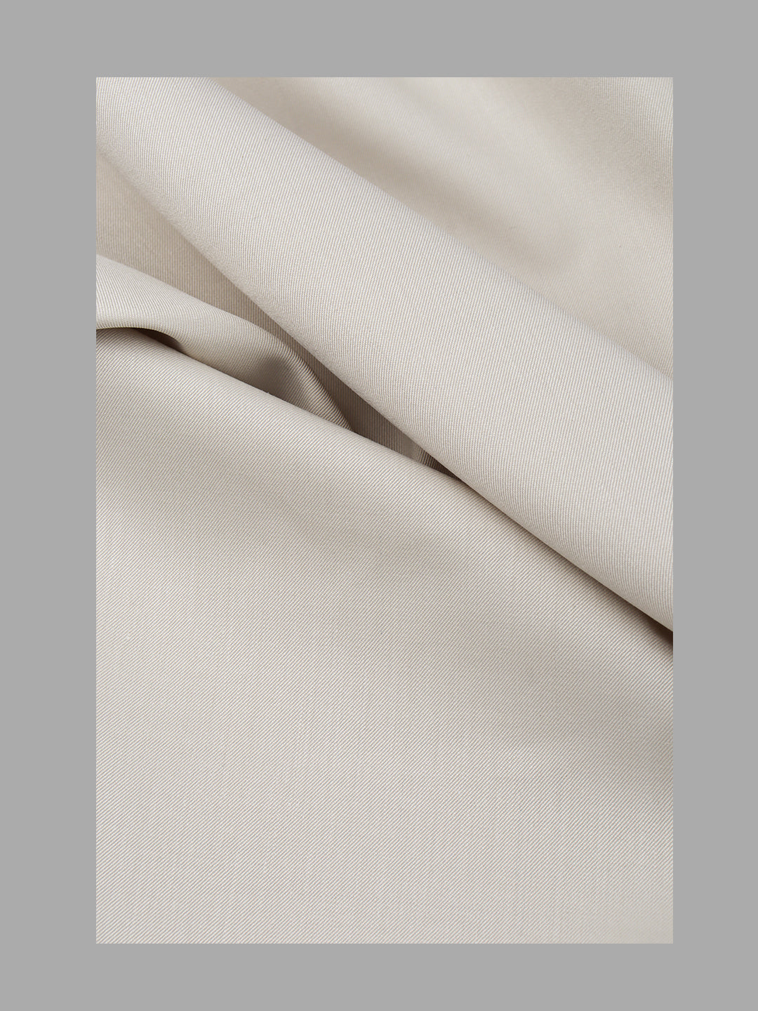 Men  Poly Viscose Blend Plain Pant Fabric OffWhite Golden Days