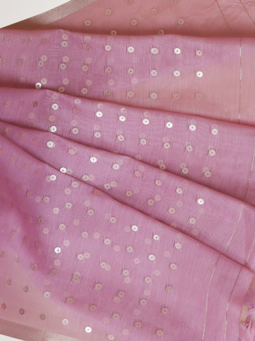 Women Light Pink Semi Tussar Saree ST278