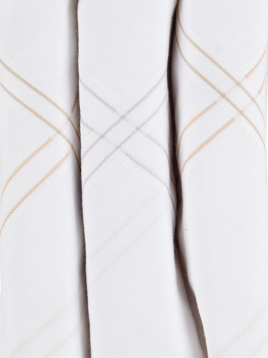 Cotton White Hand Kerchief 2700 (3 in 1)-Zoom alternative view