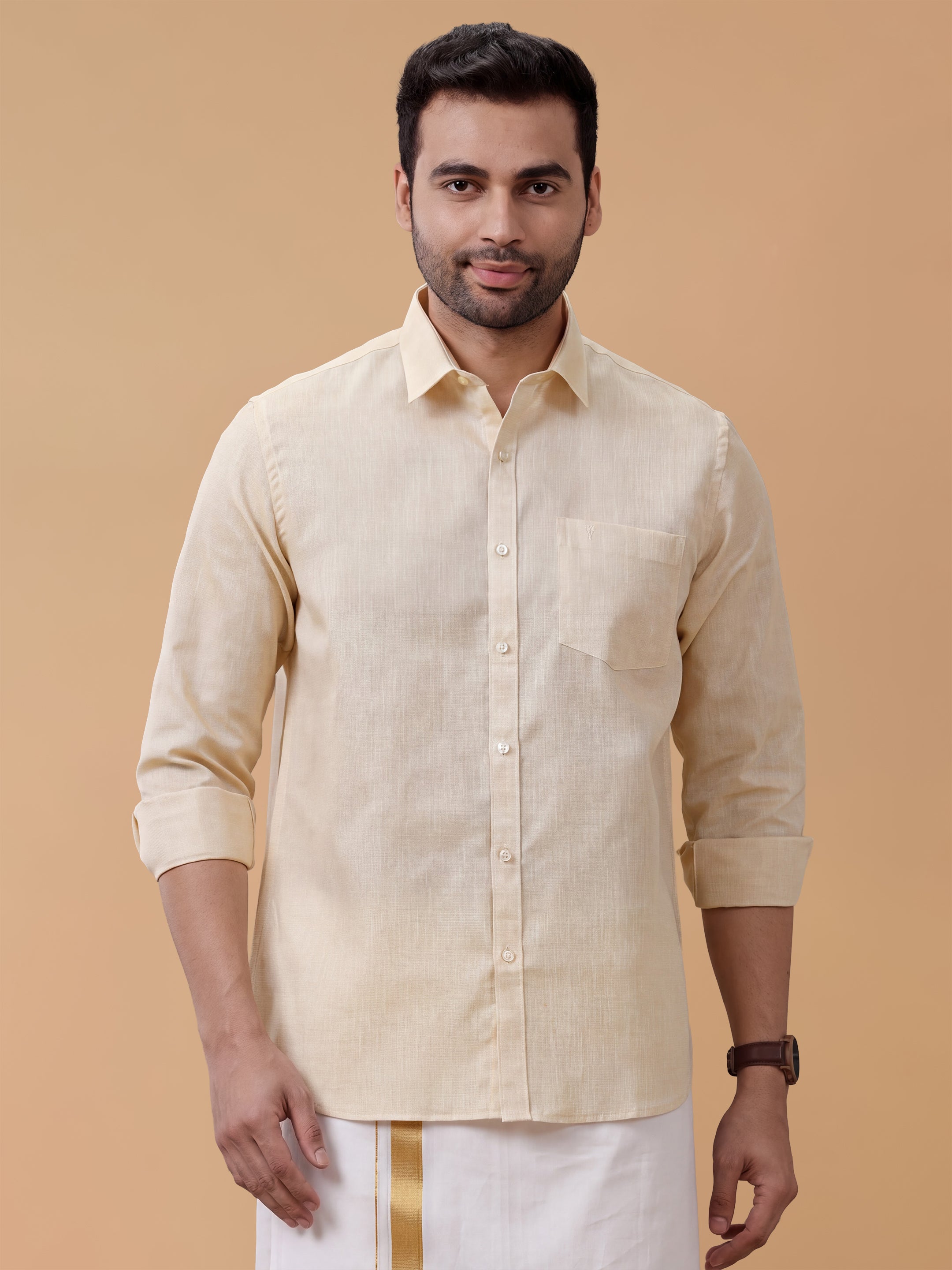 Cotton Rich Sandal Regular Fit Shirt T3 CV8