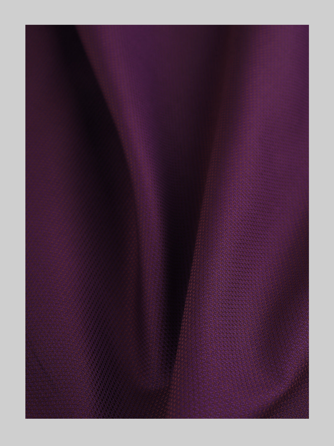 Men 100% Cotton Self Design Shirt Fabric Purple Grand Iconic