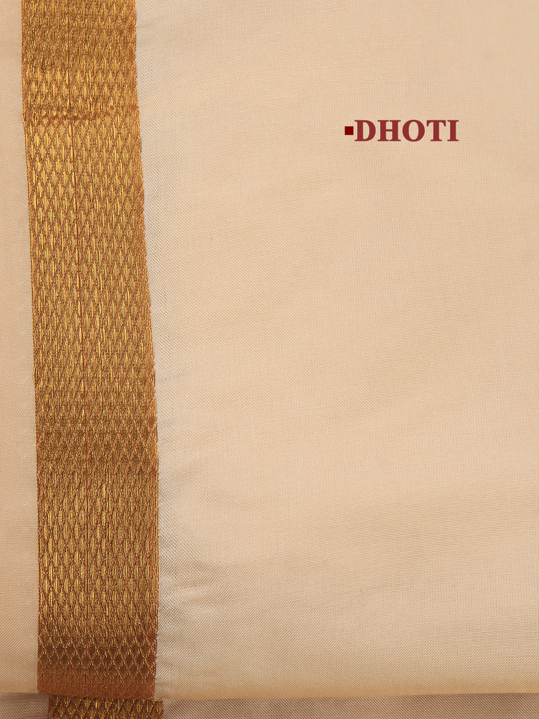 Men Art Silk Jari Dhoti & Shirting Set F.Peach Ashirwath(3*1)