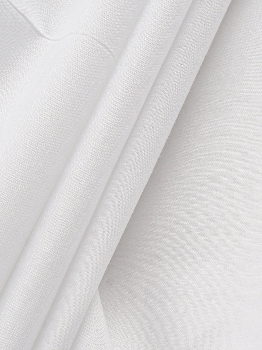 Cotton white shirt Unstitched Fabric-Cordial