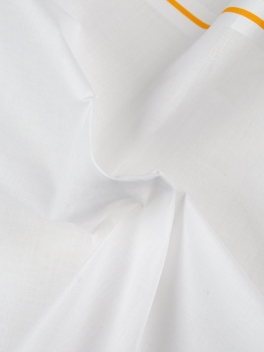 Cotton White Hand Kerchief 6698 (3 in 1)-Close view