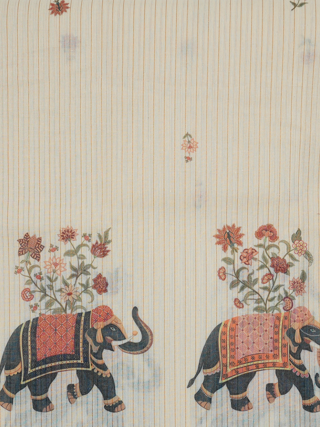 Women Tissue Gold Printed Dress Material DM378