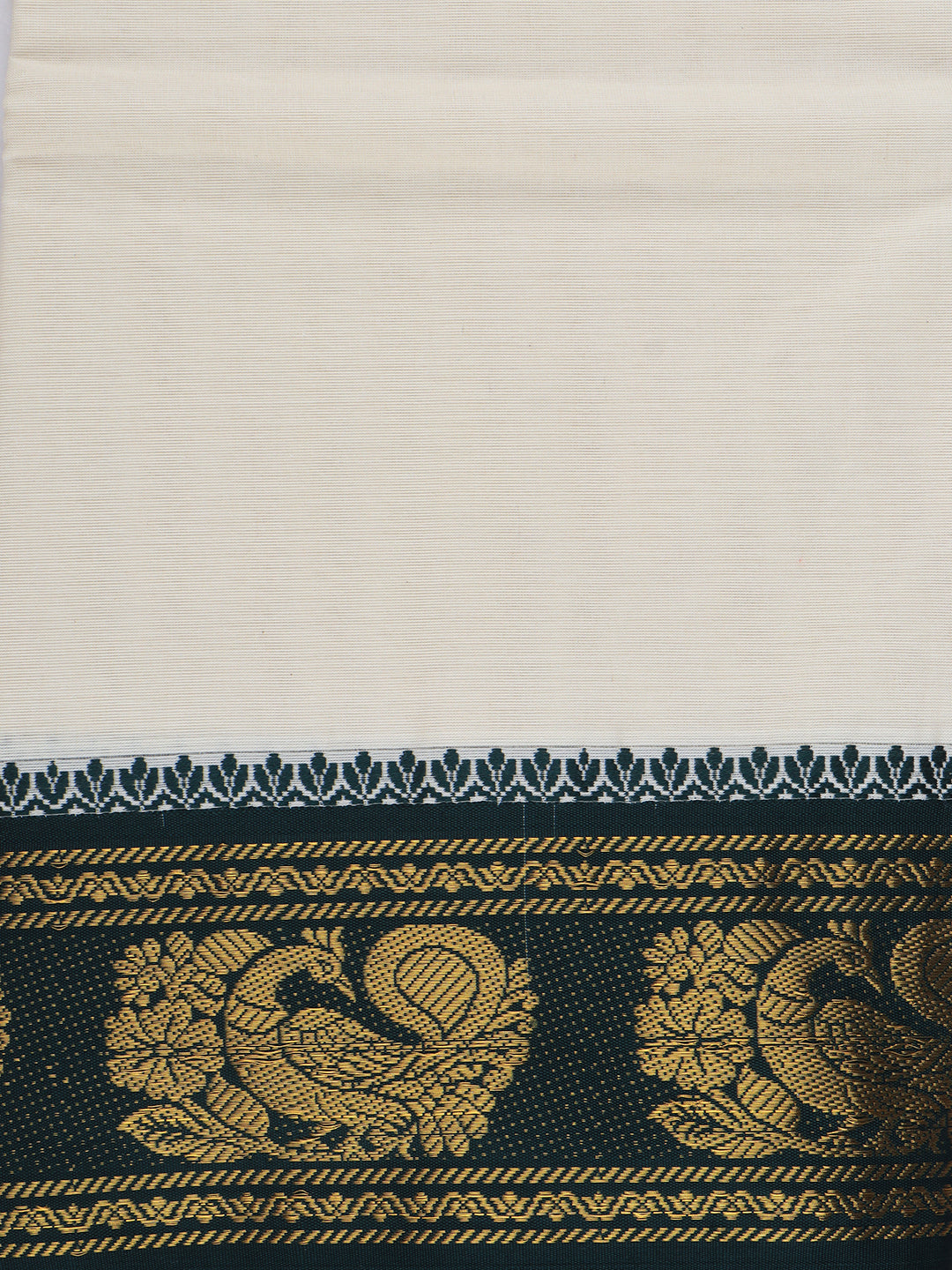 Men Kora Fancy Border Panchakacham Set Kalasam (9+5) K03