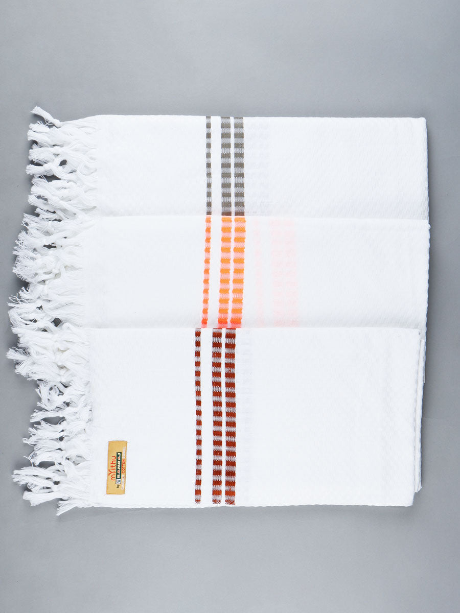 Cotton White Bath Towel Chariot-Mix