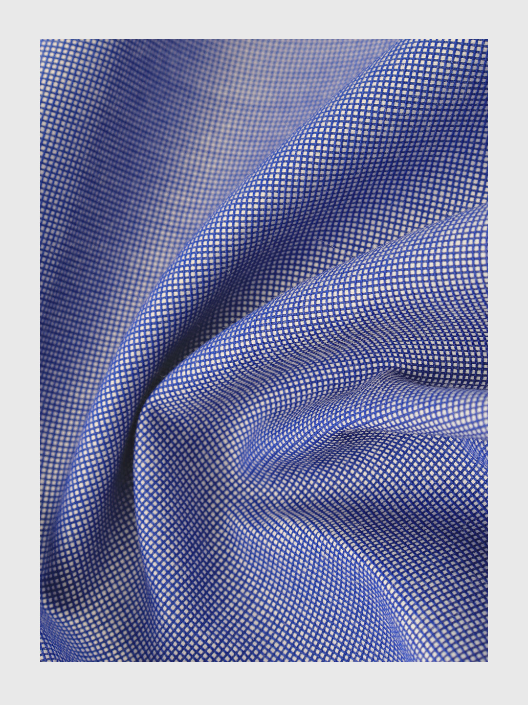 Men Cotton Rich Dark Blue Self Design Shirting Fabric Hi Tech