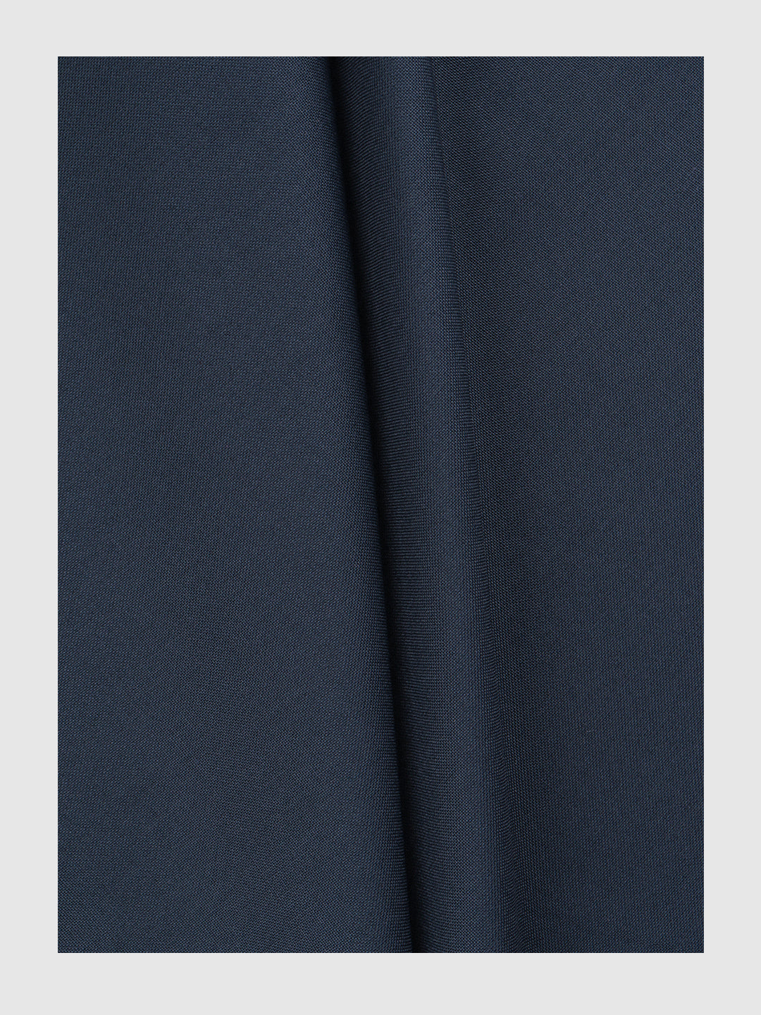 Men Cotton Blend Pants Fabric Blue Sapphire Cuf