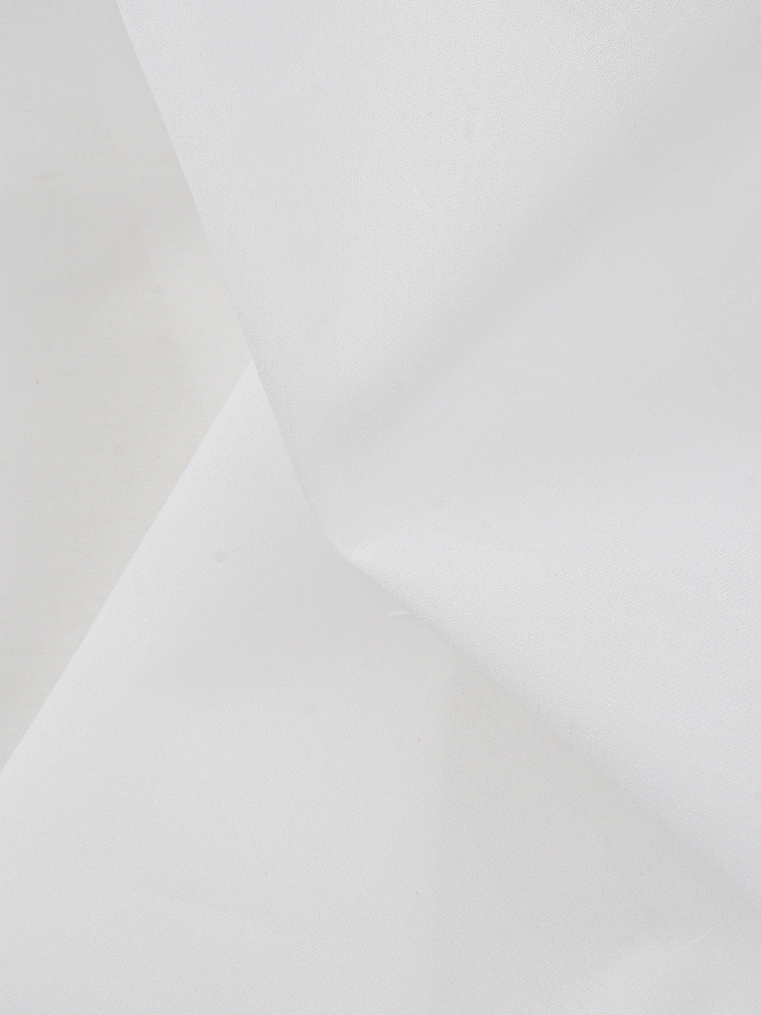 Men Cotton Plain Fabric White Real Cool