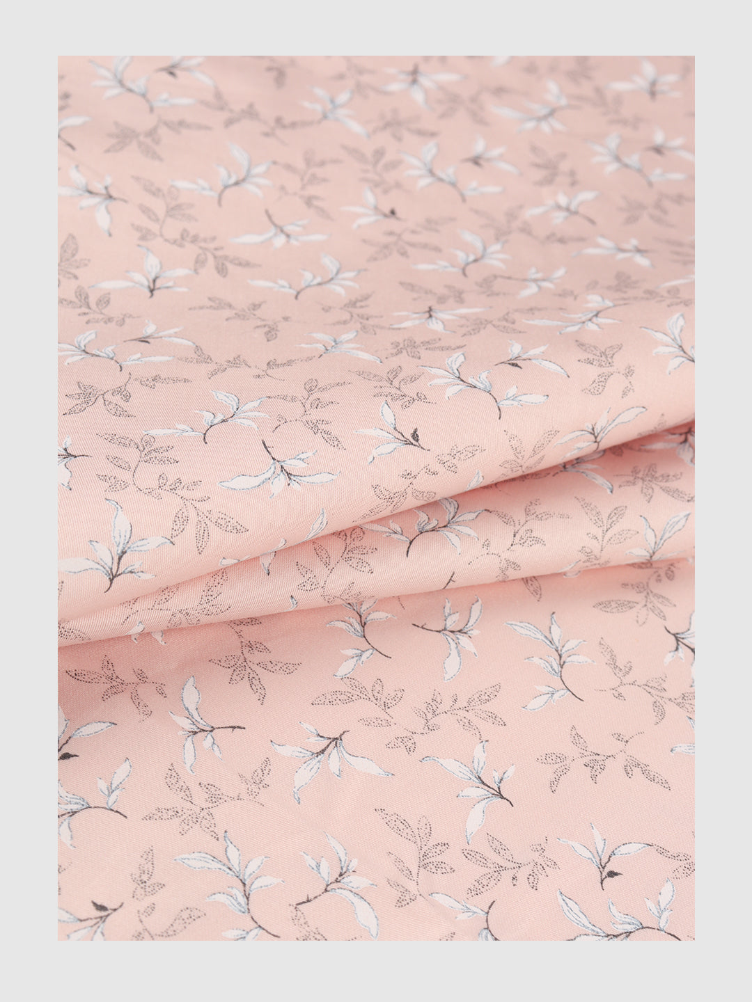 Men Cotton Rich Light Pink Printed Shirt Fabric Oslo Print
