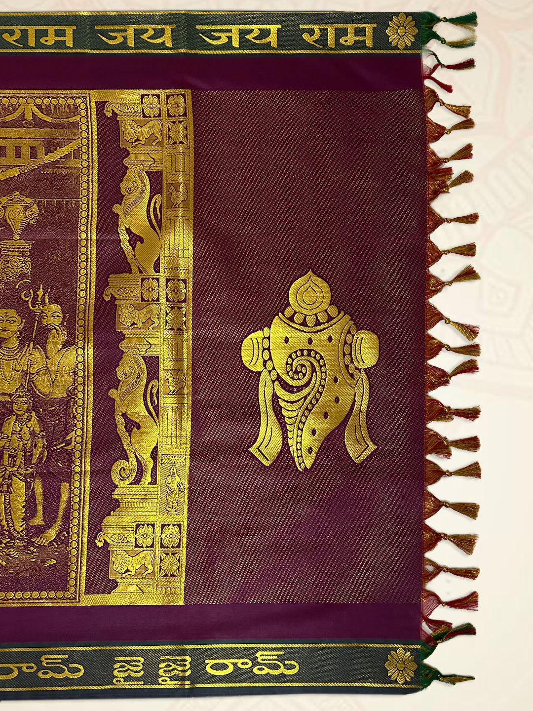 Art Silk Pattabishegham Ponnadai Shawl Assorted Colour 518