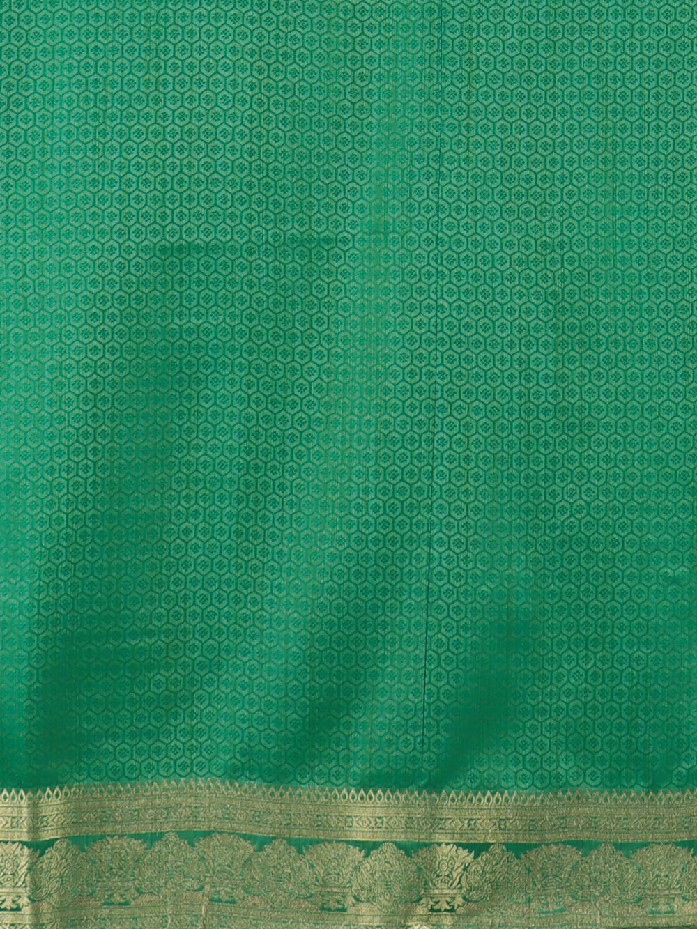 Women Semi Cotton Saree Green SCS121
