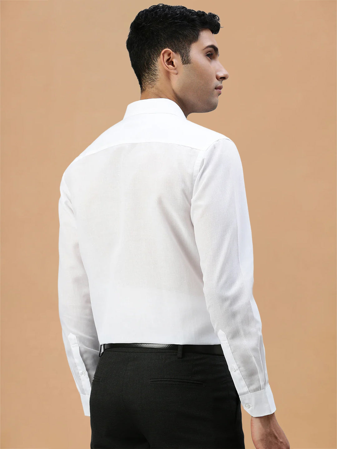 Cotton Rich White Shirt – Leader White | Liberty Cut