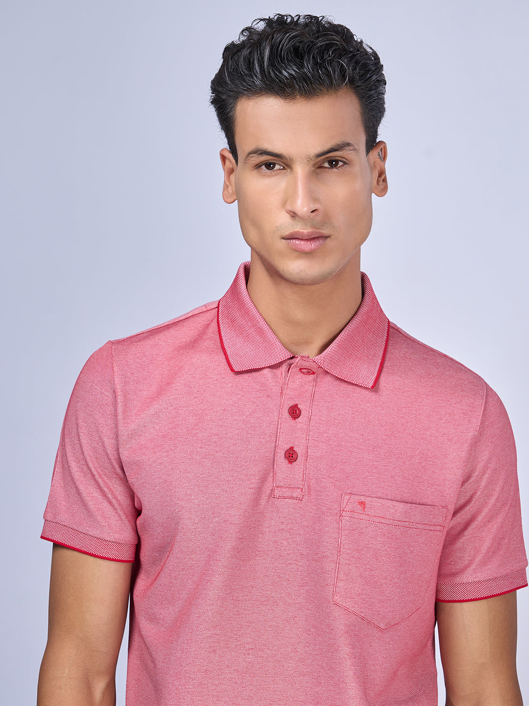 Mens Smart Fit Expert Polo Jam color Chest Pocket T shirt-EP4