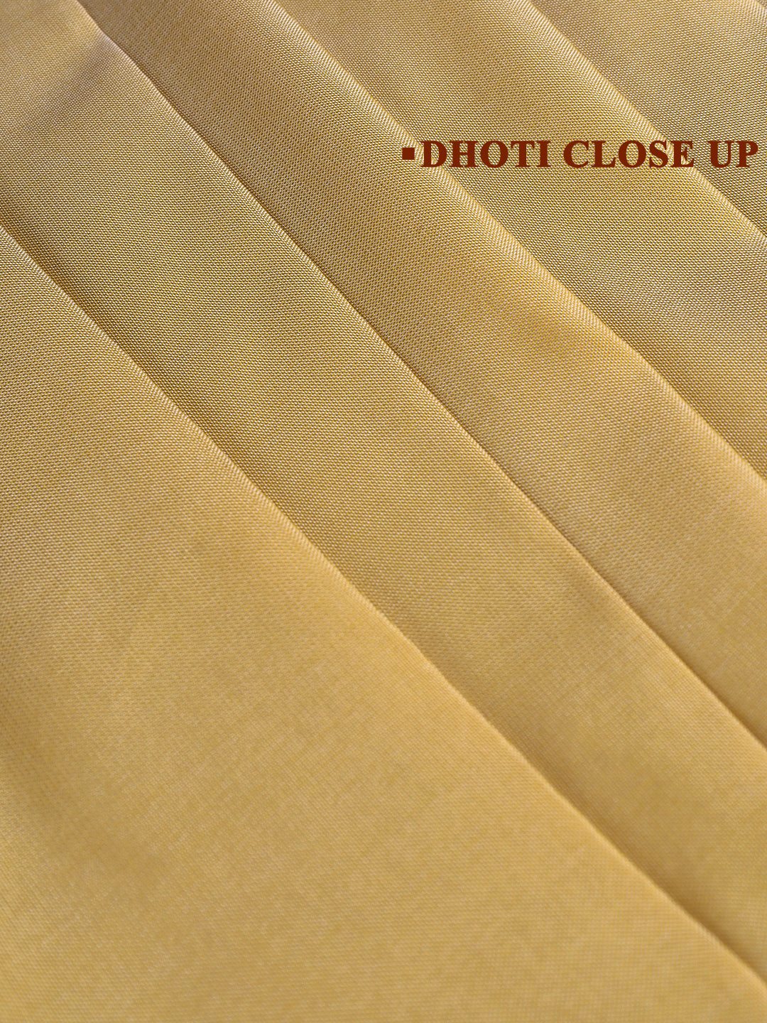 Men Silk Silver Jari Border Dhoti & Shirting Set Vivaga Chirangeeve Gold
