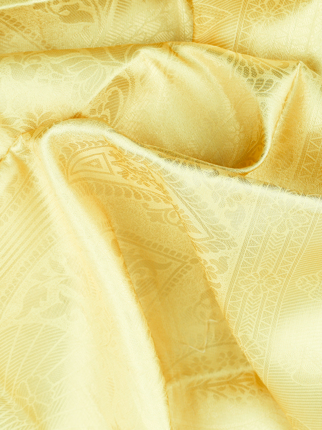 Women Stylish Semi Silk Multi Colour Saree with Contrast Yellow Border SS69-Close view