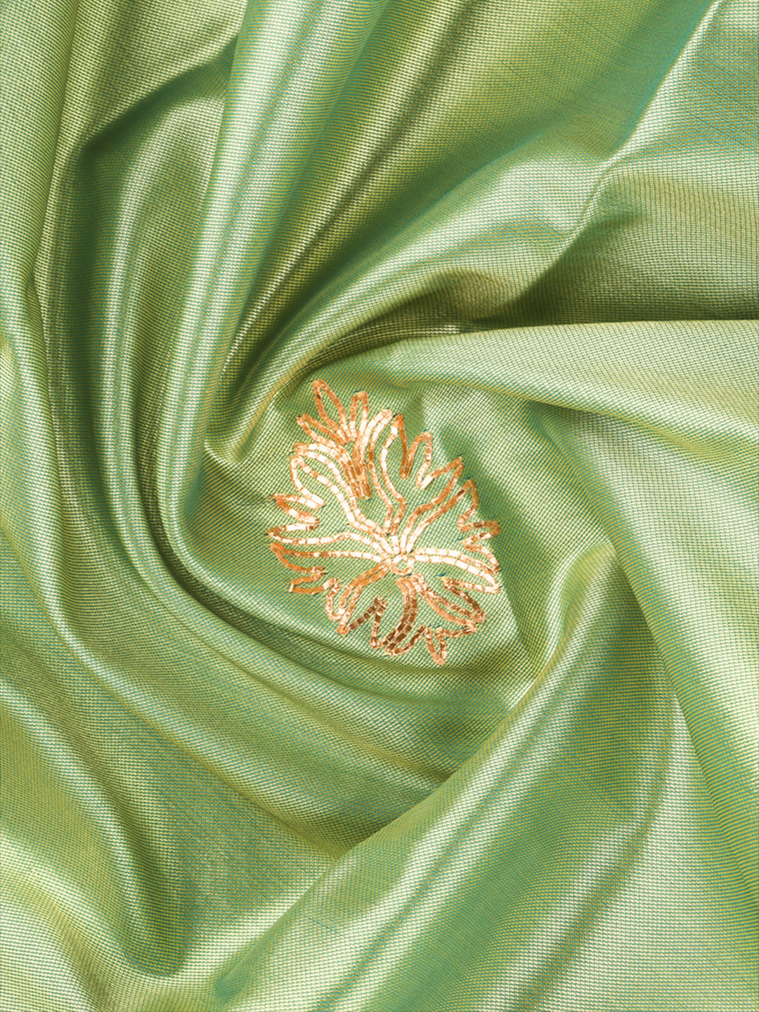 Women Green Semi Silk Saree SS328