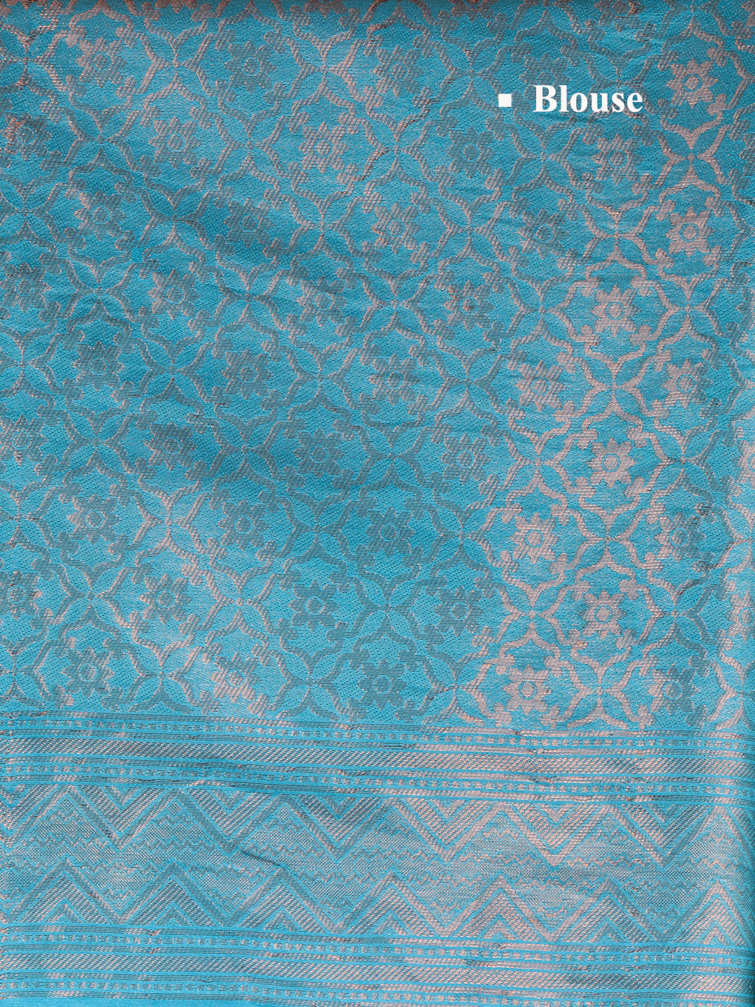 Women SkyBlue Semi Mysore Silk Saree SS380
