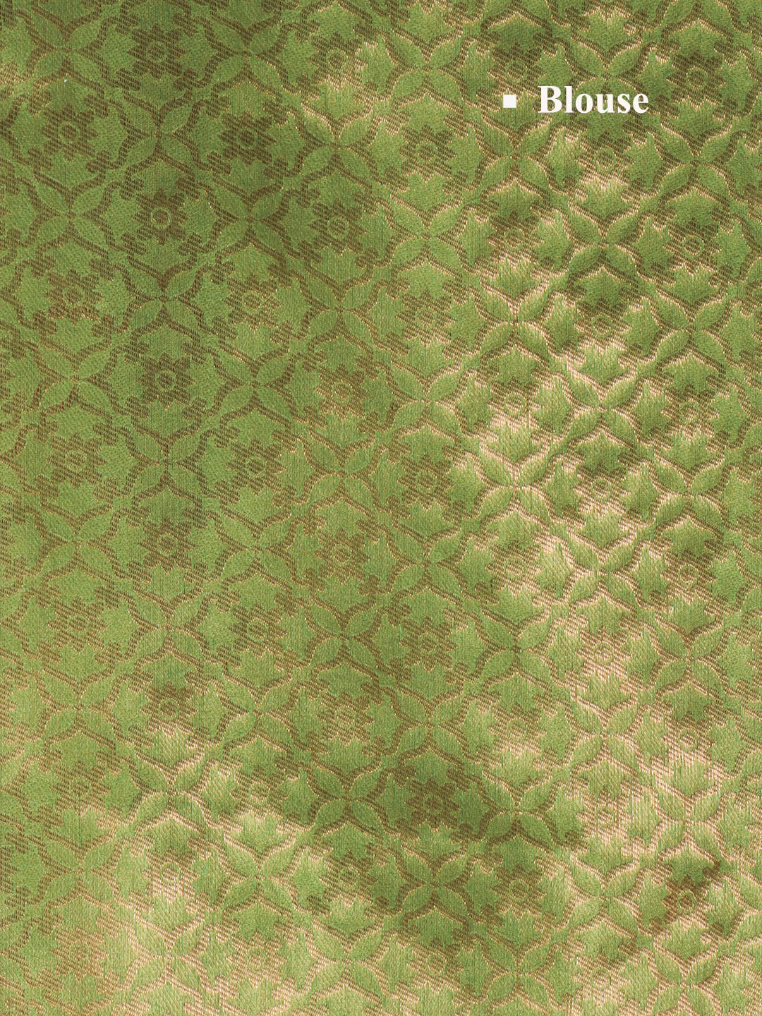 Women Bright Olive Green Semi Mysore Silk Saree SS379