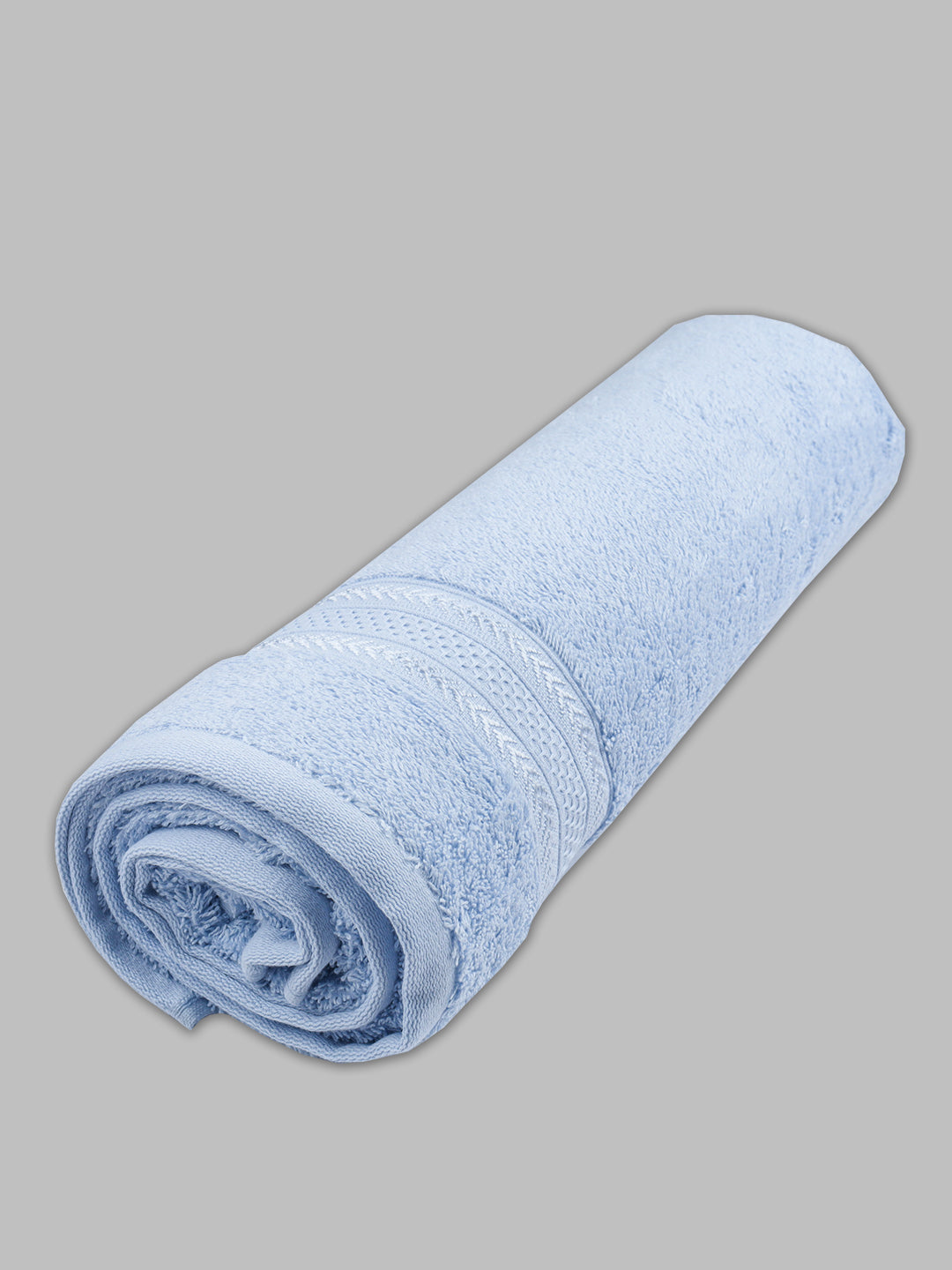 Cotton Bamboo Terry Bath Towel Blue BC6