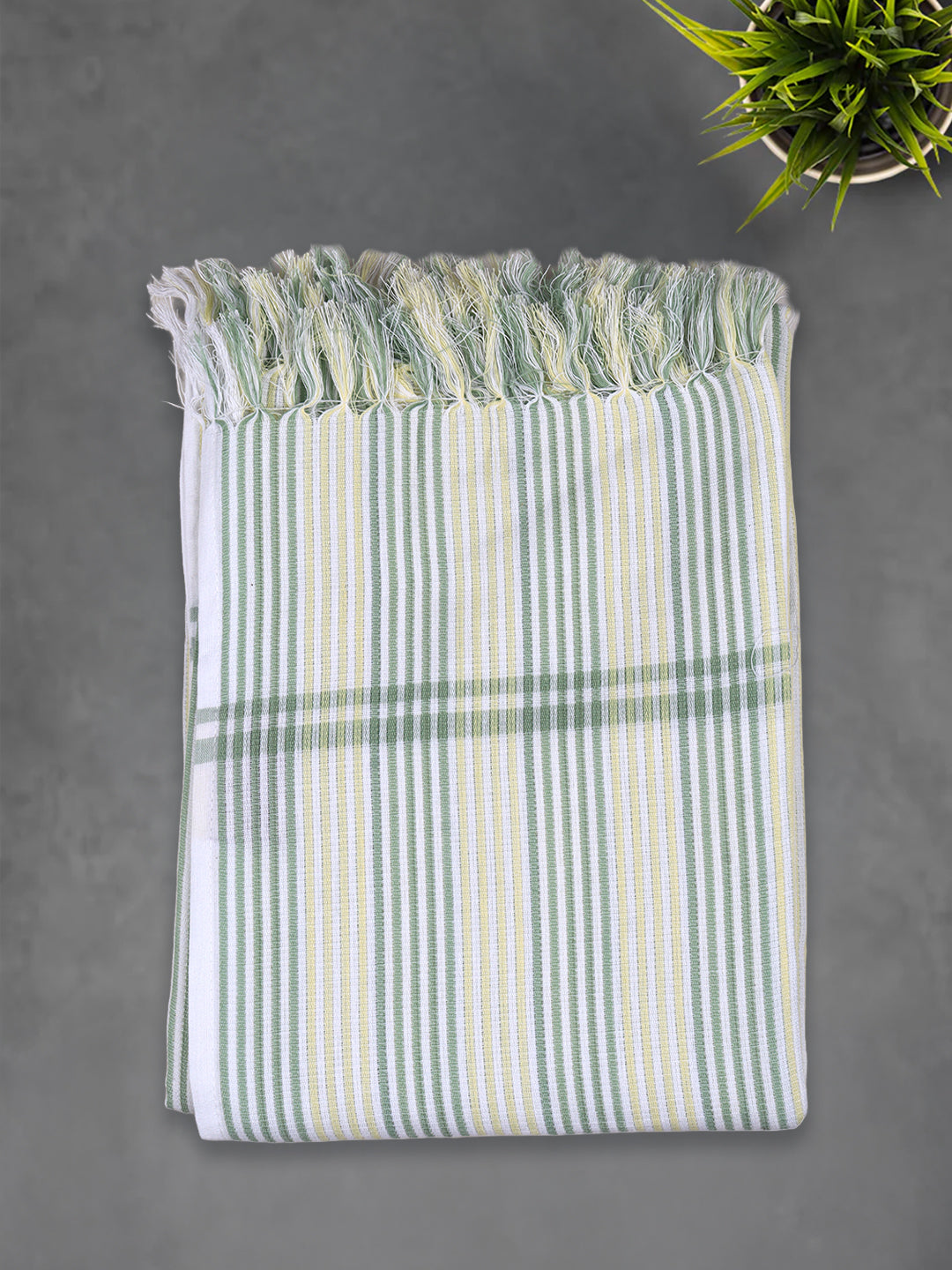 100% Cotton Stripes Designed Signature Bath Towel Pack of 2 1150