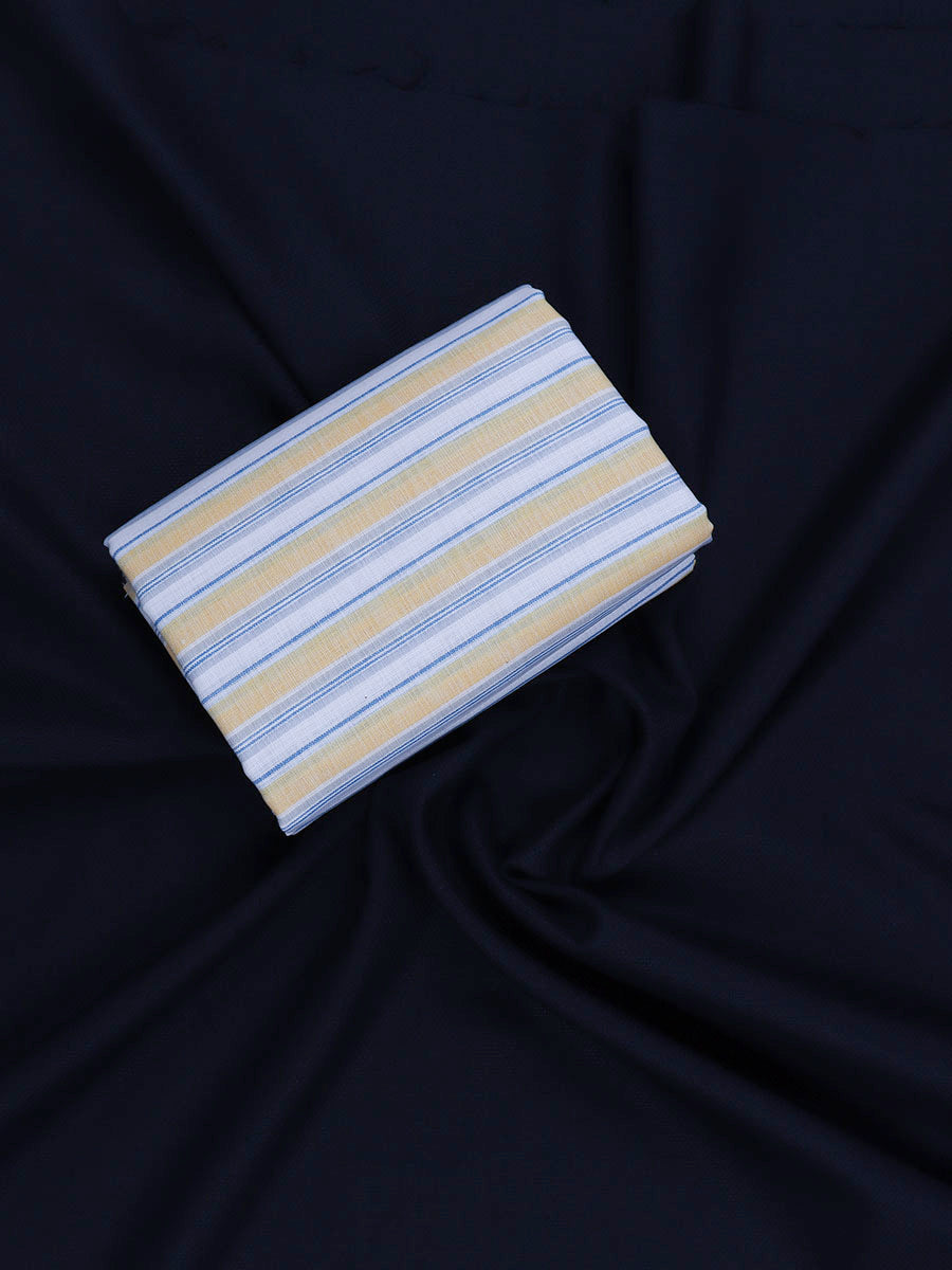 Cotton Striped Shirting & Suiting Gift Box Combo RY38-Pattern view