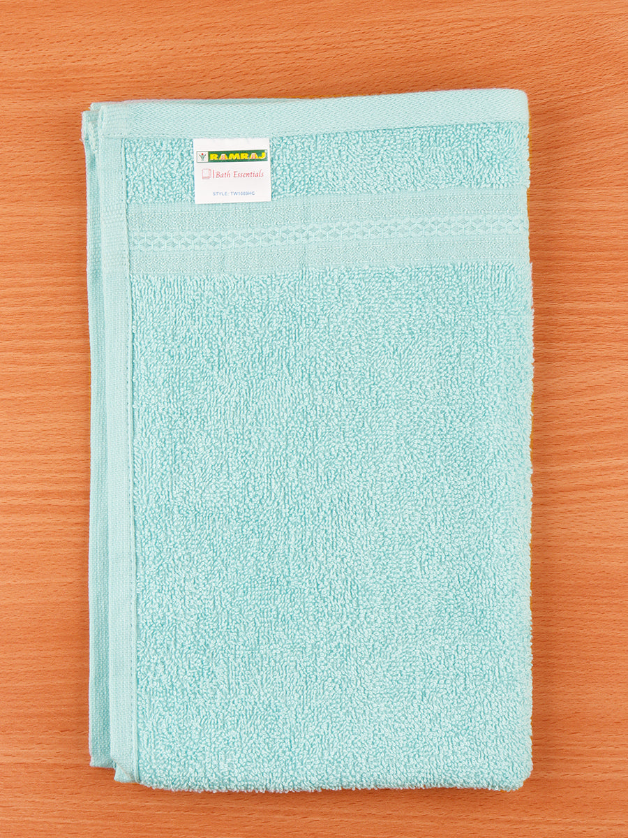 Premium Soft & Absorbent Light Blue Terry Hand Towel HC9-View one