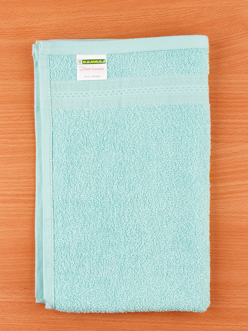 Premium Soft & Absorbent Light Blue Terry Hand Towel HC9
