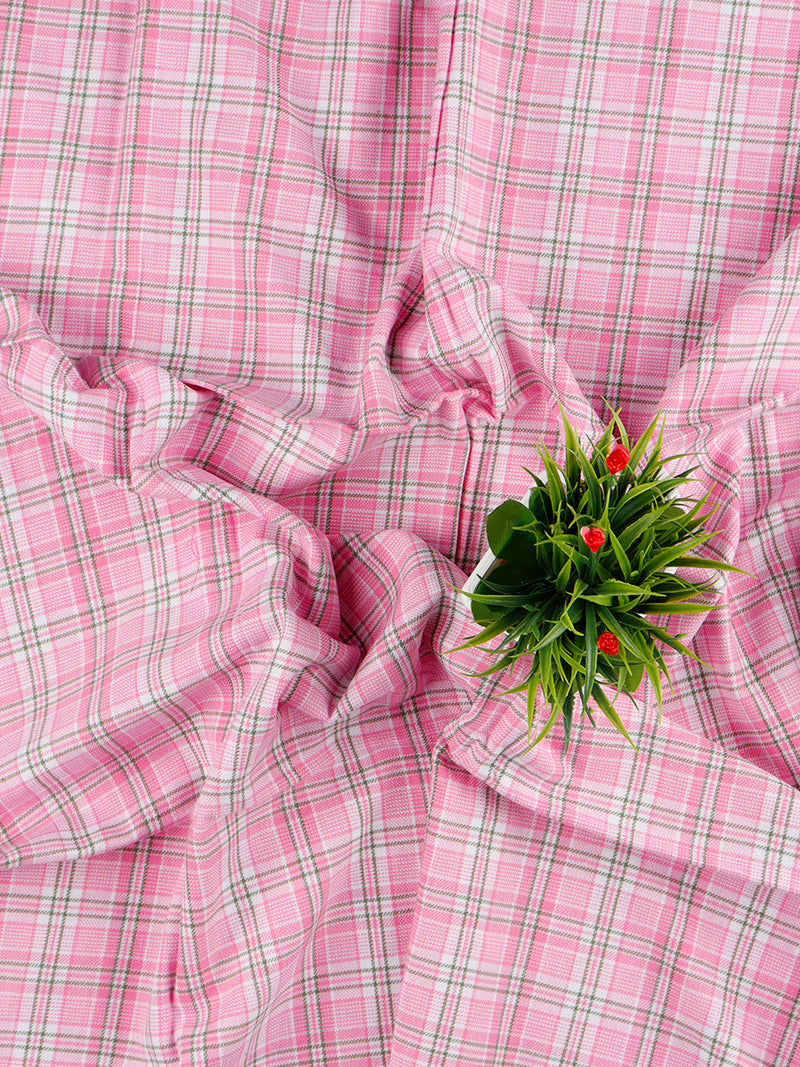 Tulip Checked Cotton Colour Bath Towel