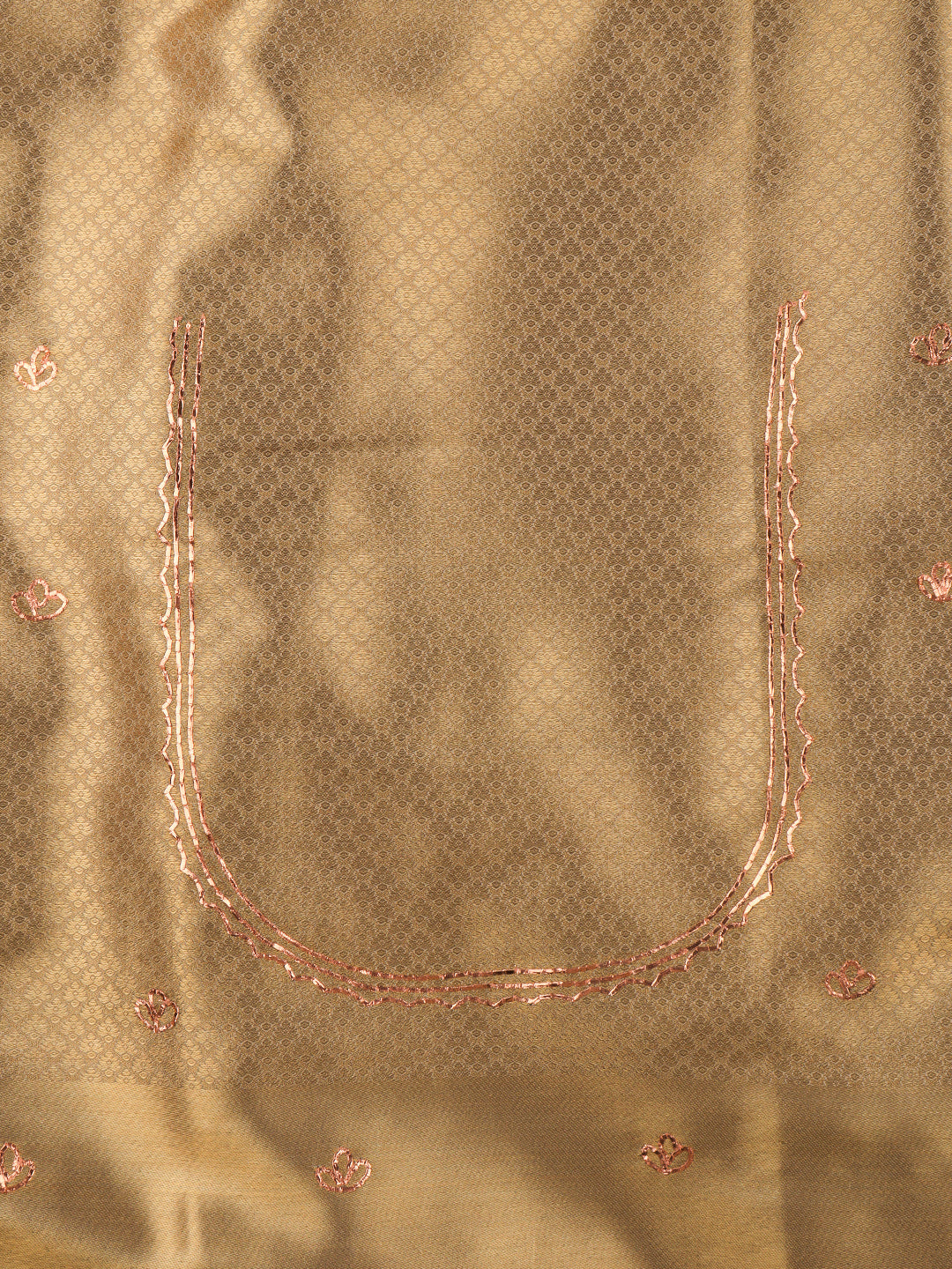 Women Brown Semi Silk Saree SS329