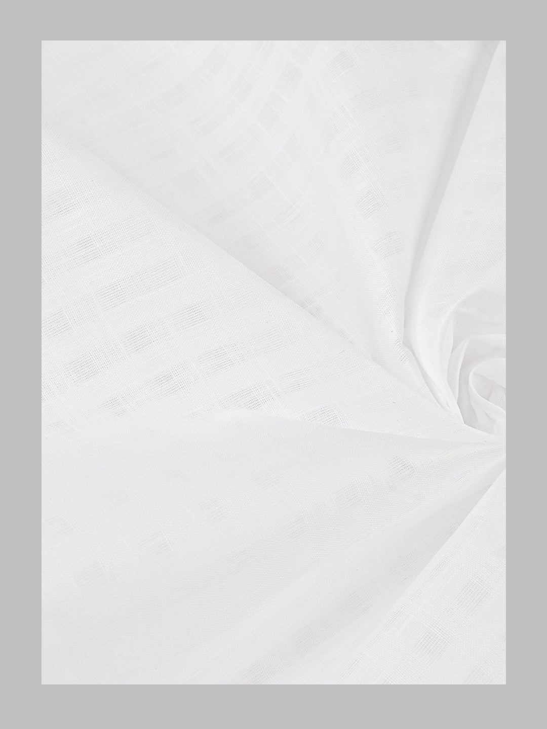 Men 100%Cotton Self Design Shirting Celebrity White C03