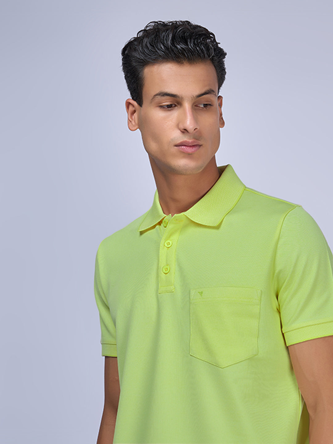 Men Cotton Rich Smart Fit Expert Polo T-Shirt Green EP47