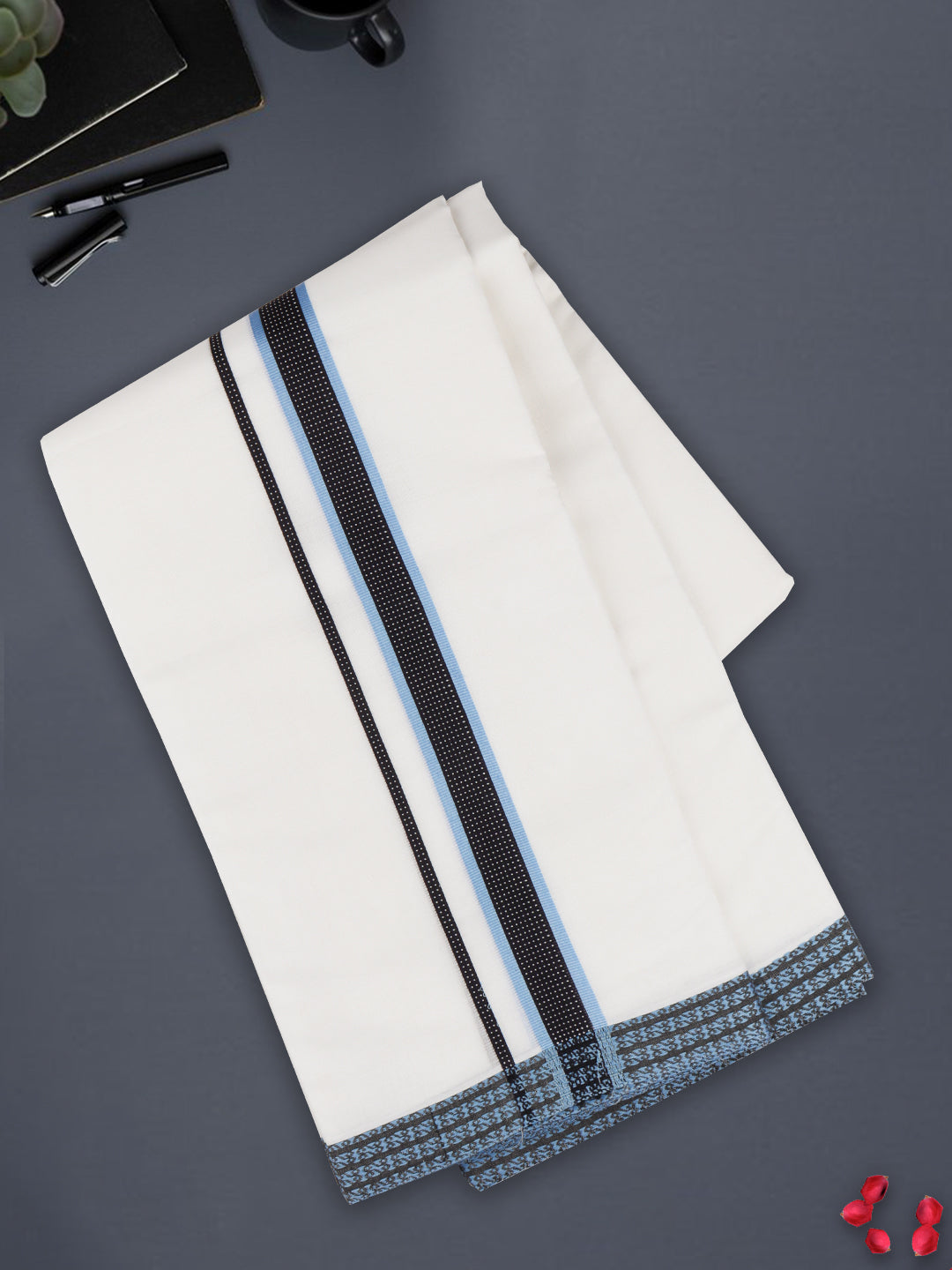 Mens Premium Cotton Double Dhoti Luxury Club LCJ01